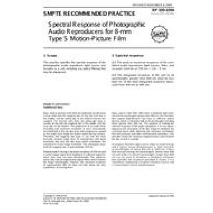 SMPTE RP 109 PDF