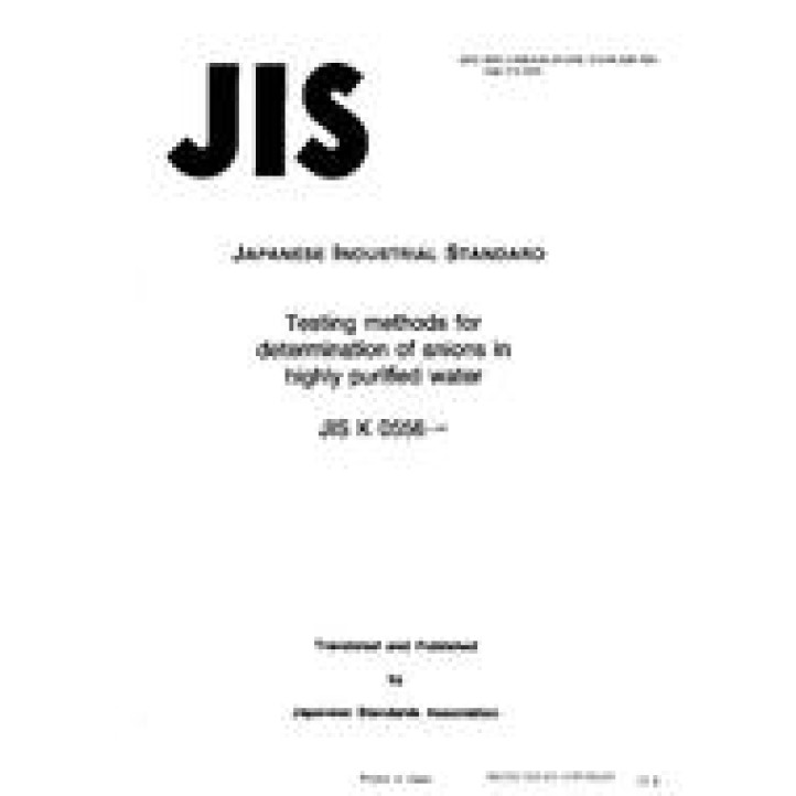 JIS K 0556 PDF