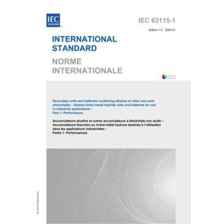 IEC 63115-1 Ed. 1.0 b PDF