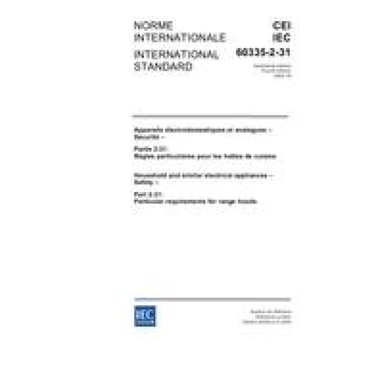 IEC 60335-2-31 Ed. 4.0 b PDF