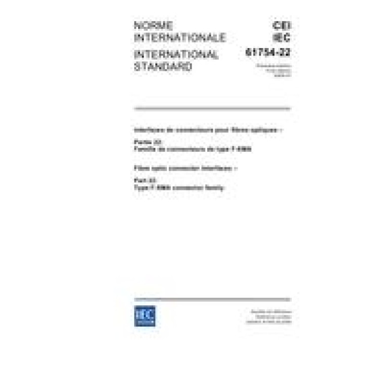 IEC 61754-22 Ed. 1.0 b PDF