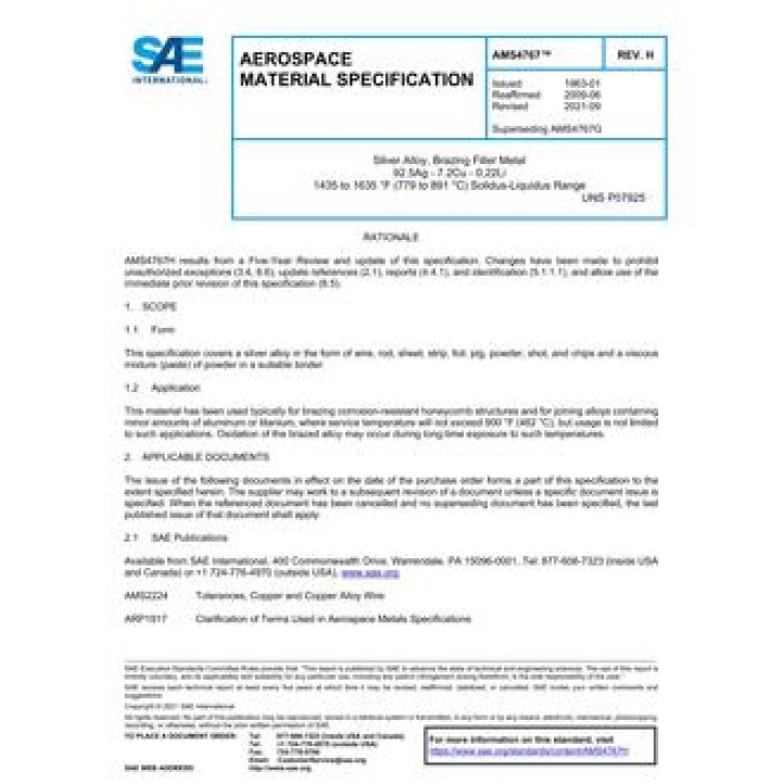 SAE AMS4767H PDF