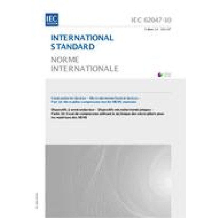 IEC 62047-10 Ed. 1.0 b PDF