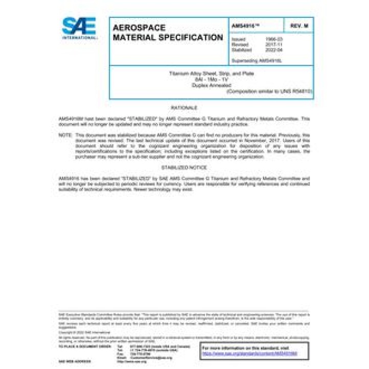 SAE AMS4916M PDF