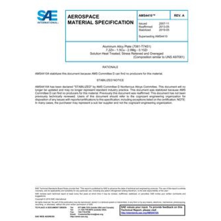 SAE AMS4410A PDF