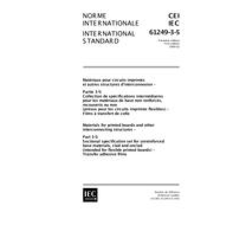 IEC 61249-3-5 Ed. 1.0 b PDF