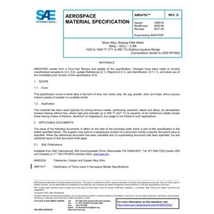 SAE AMS4765G PDF