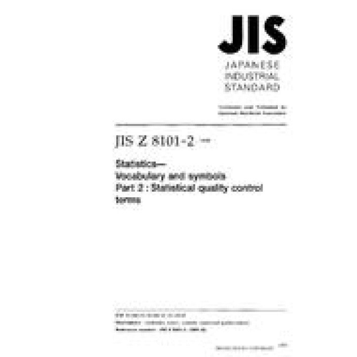 JIS Z 8101-2 PDF