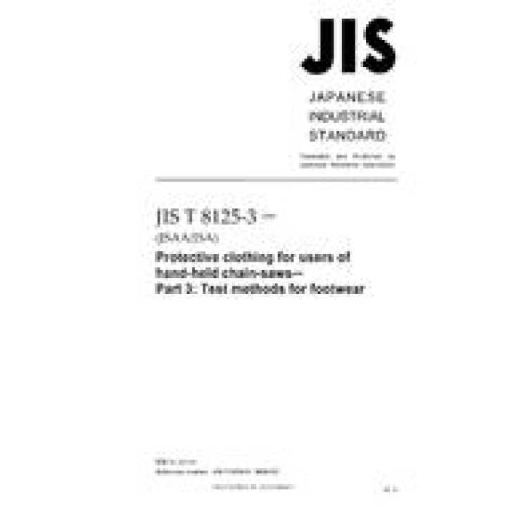 JIS T 8125-3 PDF