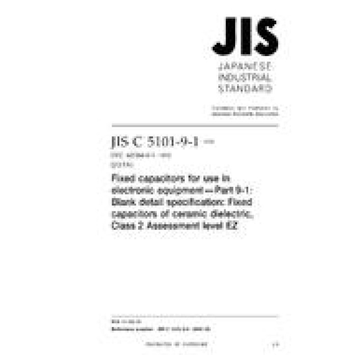 JIS C 5101-9-1 PDF