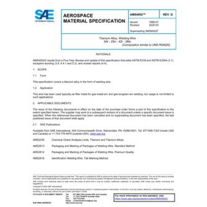 SAE AMS4952G PDF