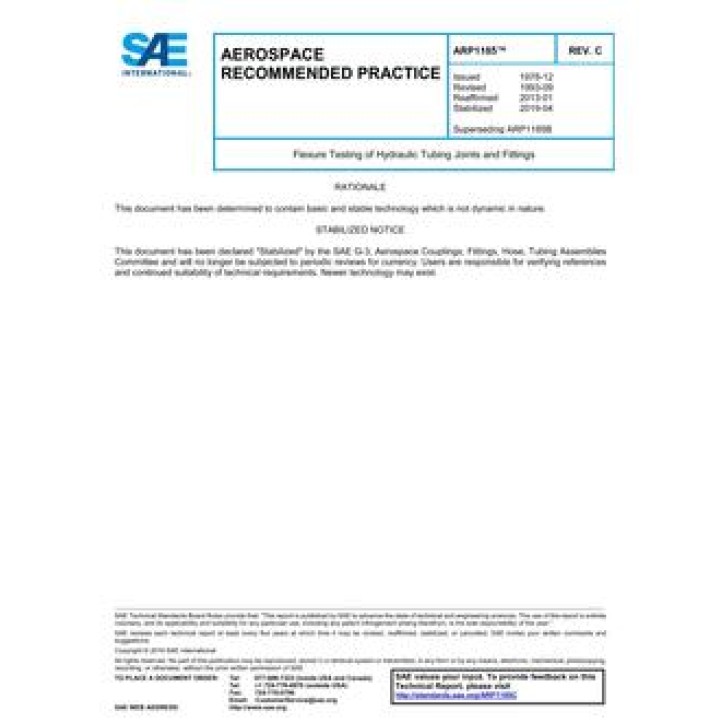 SAE ARP1185C PDF