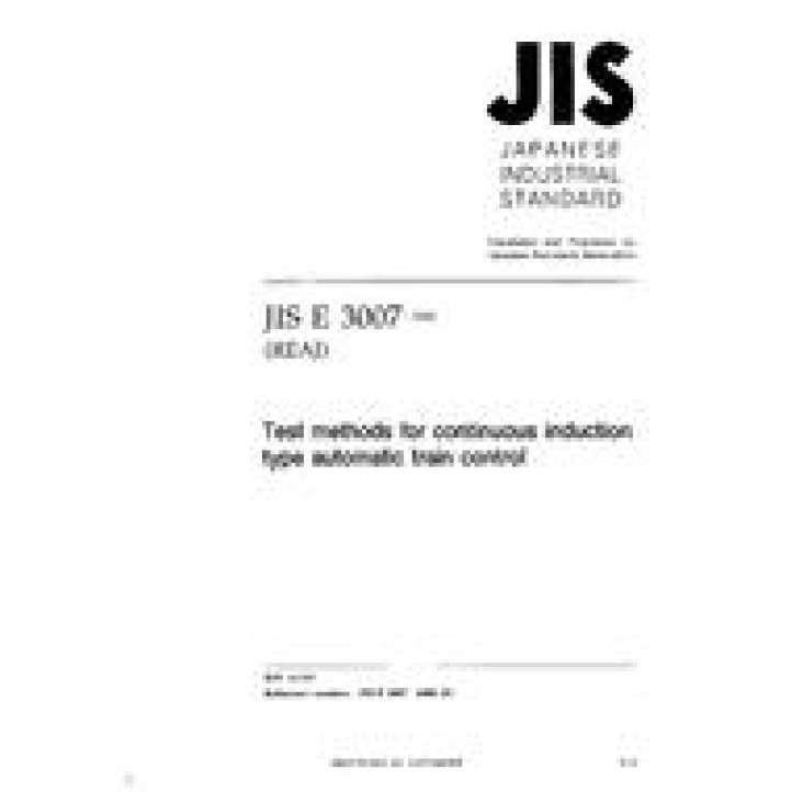 JIS E 3007 PDF