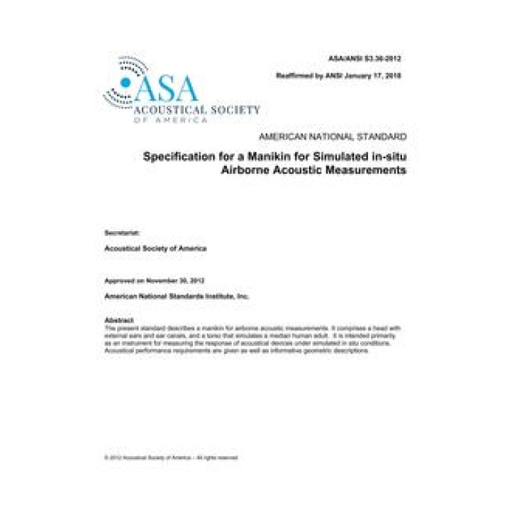 ASA S3.36 PDF download