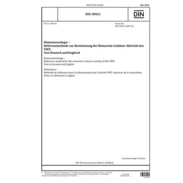 DIN 58923 PDF