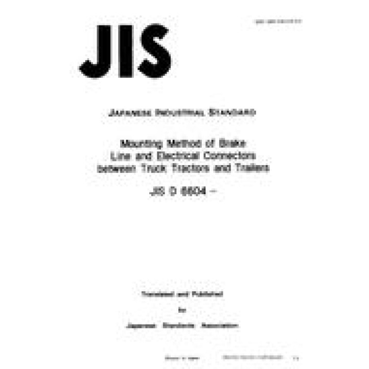 JIS D 6604 PDF