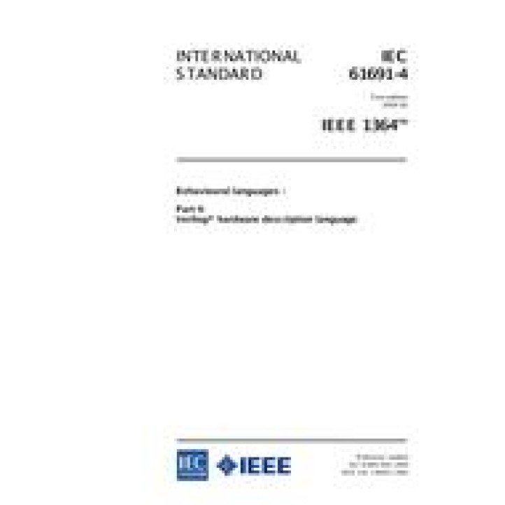 IEC 61691-4 Ed. 1.0 en PDF