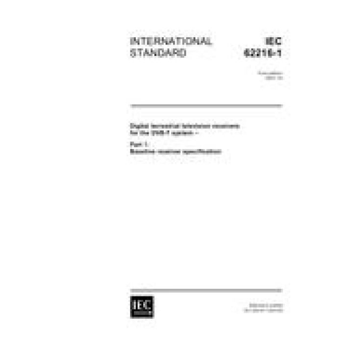 IEC 62216-1 Ed. 1.0 en PDF