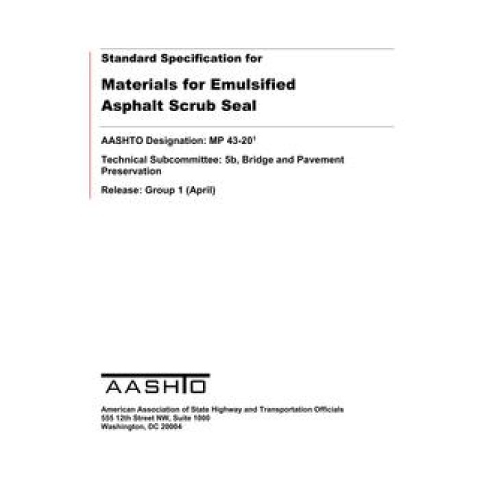 AASHTO MP 43 PDF download