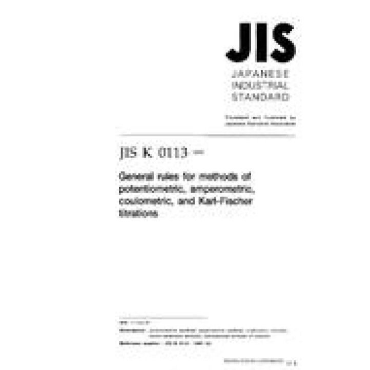 JIS K 0113 PDF