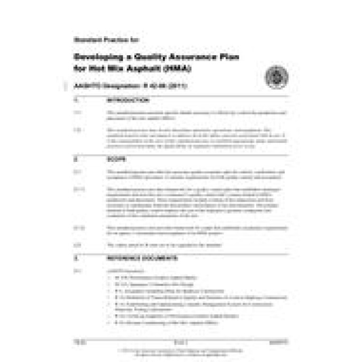 AASHTO R 42 PDF