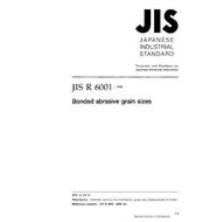 JIS R 6001 PDF