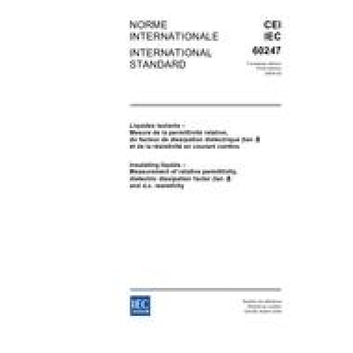 IEC 60247 Ed. 3.0 b PDF