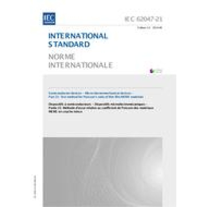 IEC 62047-21 Ed. 1.0 b PDF