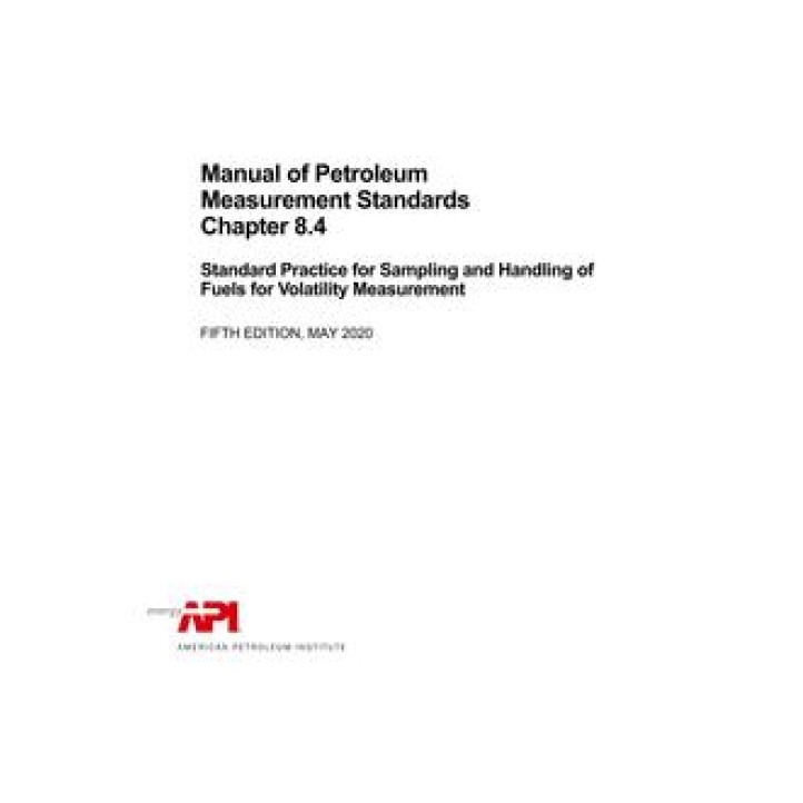 API MPMS Chapter 8.4 PDF