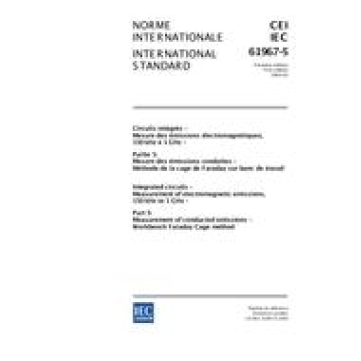 IEC 61967-5 Ed. 1.0 b PDF