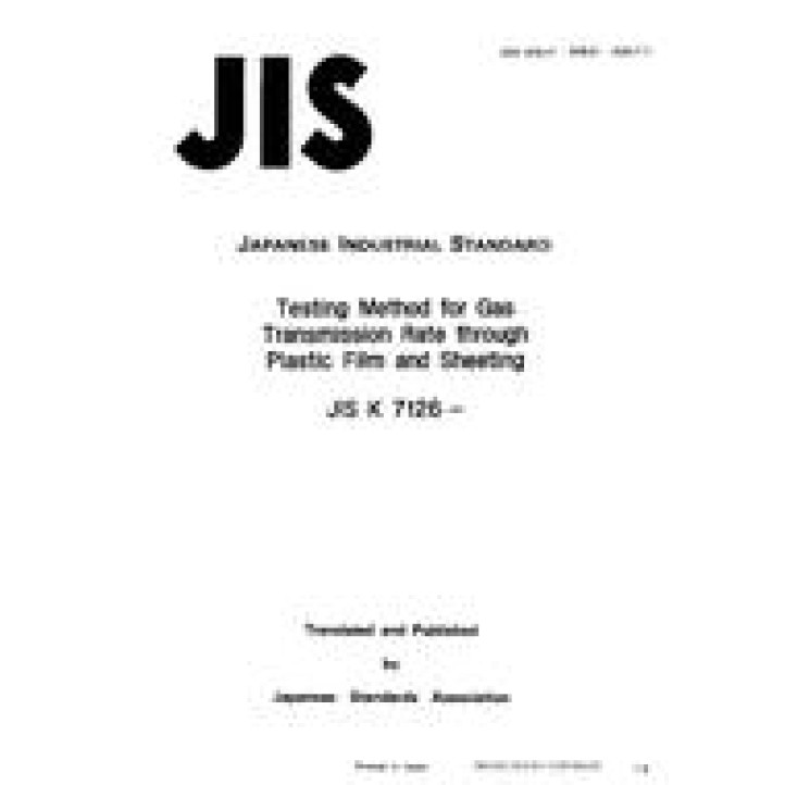 JIS K 7126 PDF