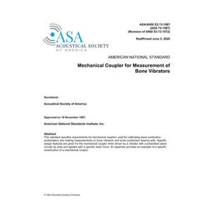 ASA S3.13 PDF