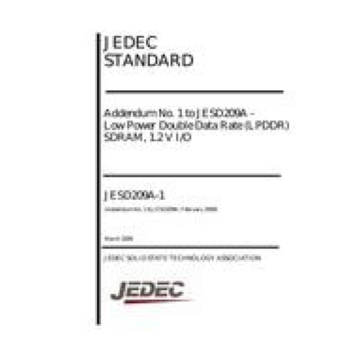 JEDEC JESD 209A-1 PDF