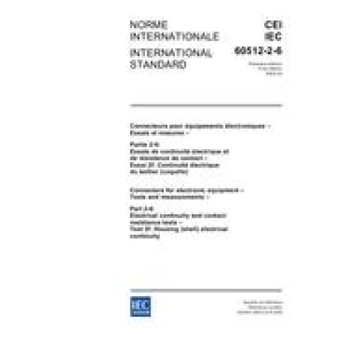 IEC 60512-2-6 Ed. 1.0 b PDF