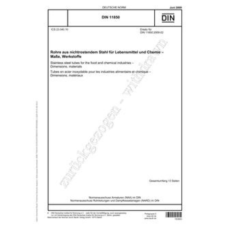 DIN 11850 PDF