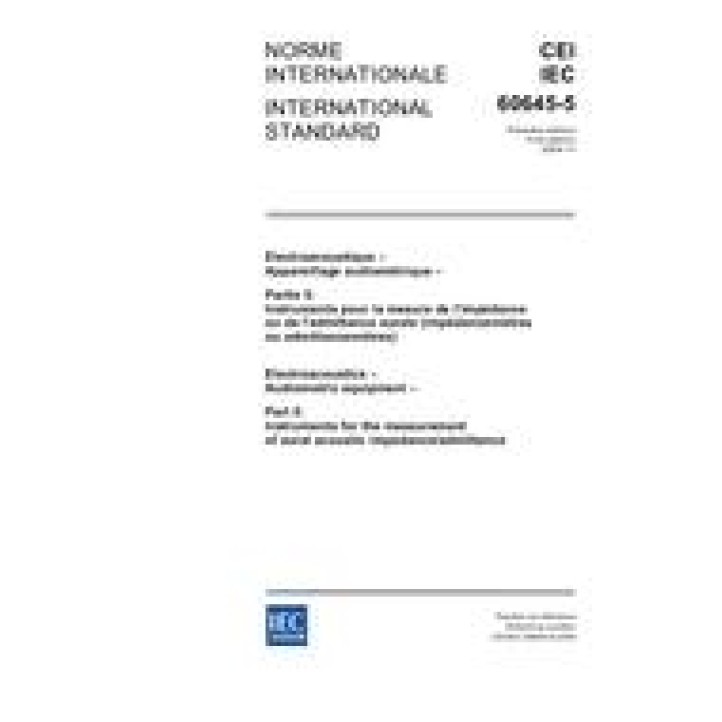 IEC 60645-5 Ed. 1.0 b PDF