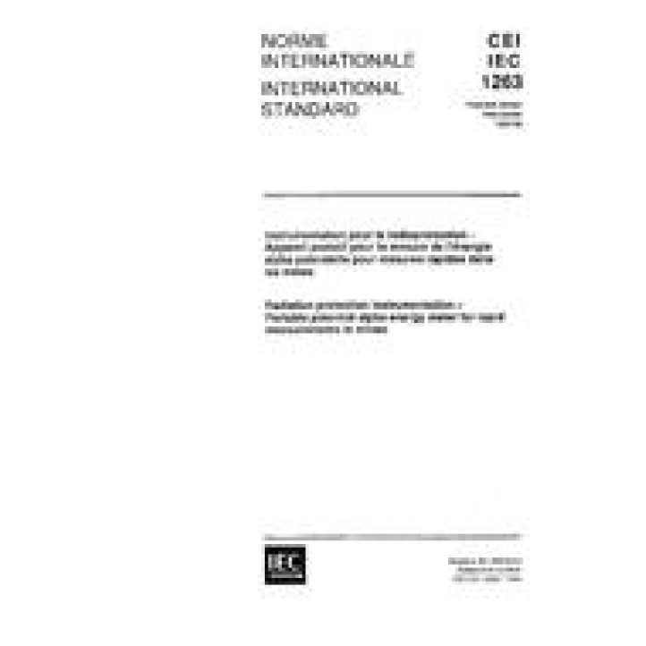 IEC 61263 Ed. 1.0 b PDF