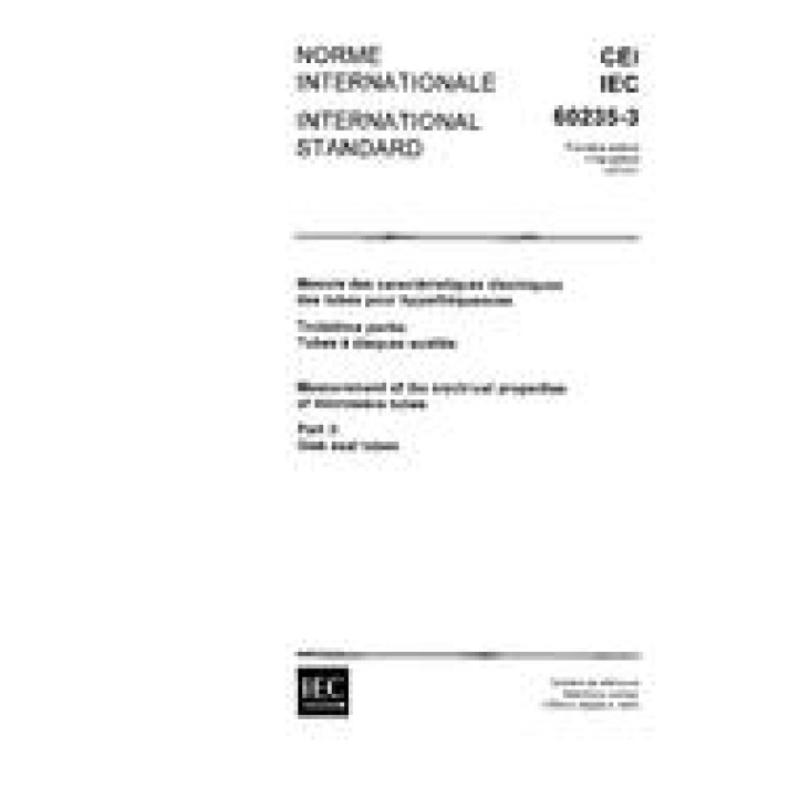 IEC 60235-3 Ed. 1.0 b PDF