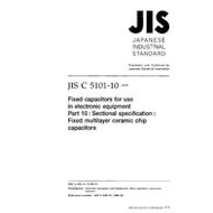 JIS C 5101-10 PDF