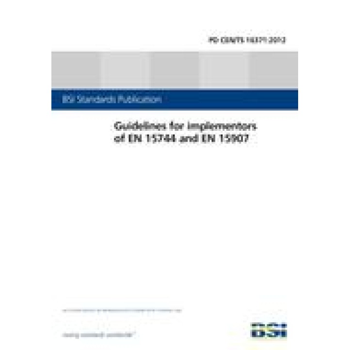 BS PD CEN/TS 16371 PDF