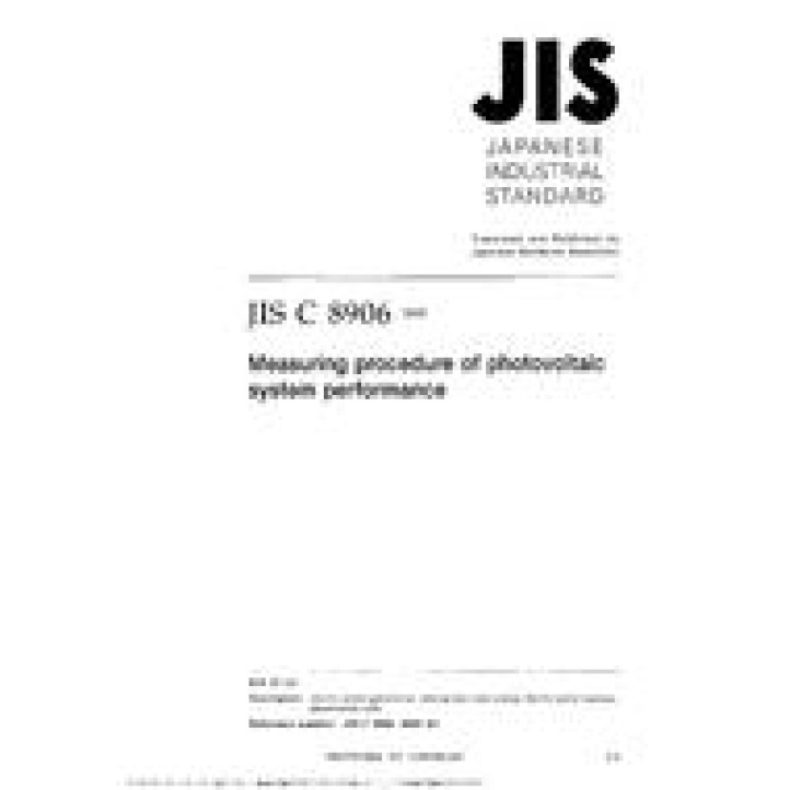 JIS C 8906 PDF