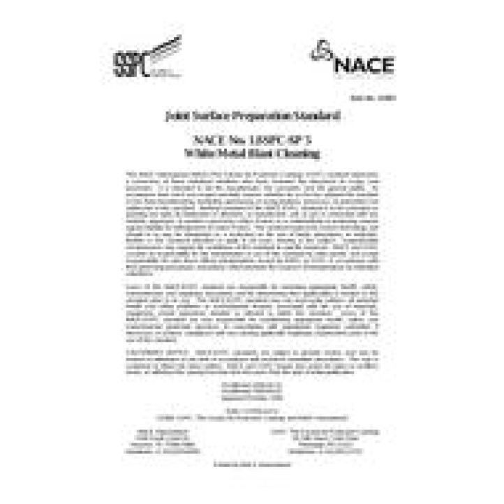 NACE No. 1/SSPC-SP 5 PDF