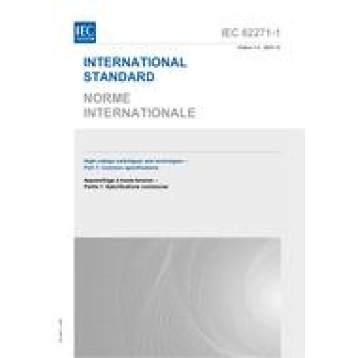 IEC 62271-1 Ed. 1.0 b PDF