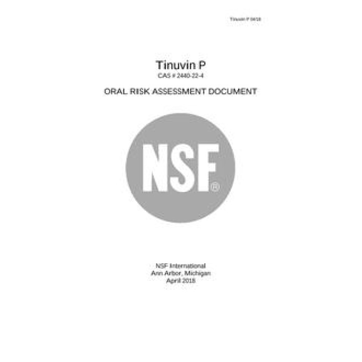 NSF Tinuvin P &#8211; 2018 PDF