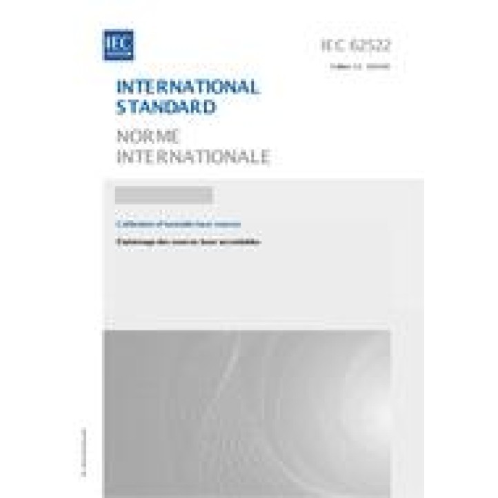 IEC 62522 Ed. 1.0 b PDF