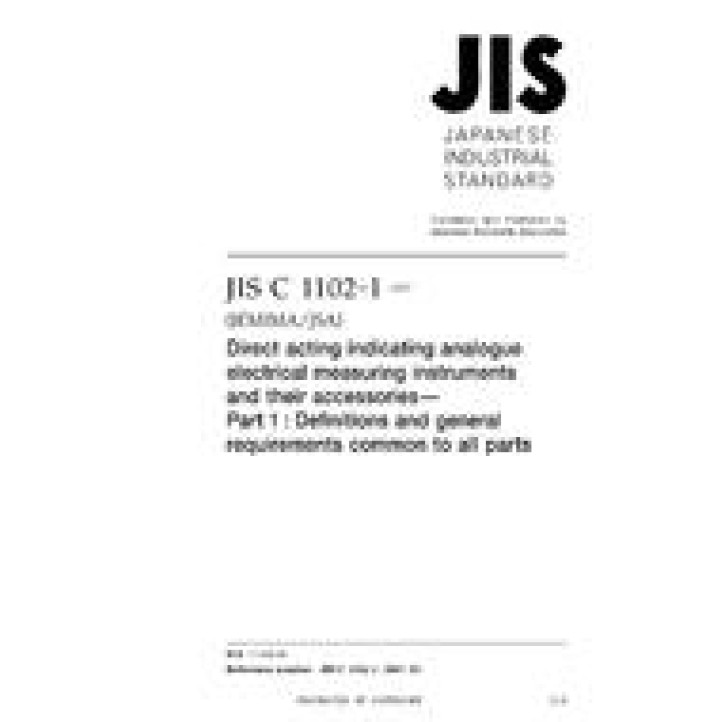 JIS C 1102-1 PDF