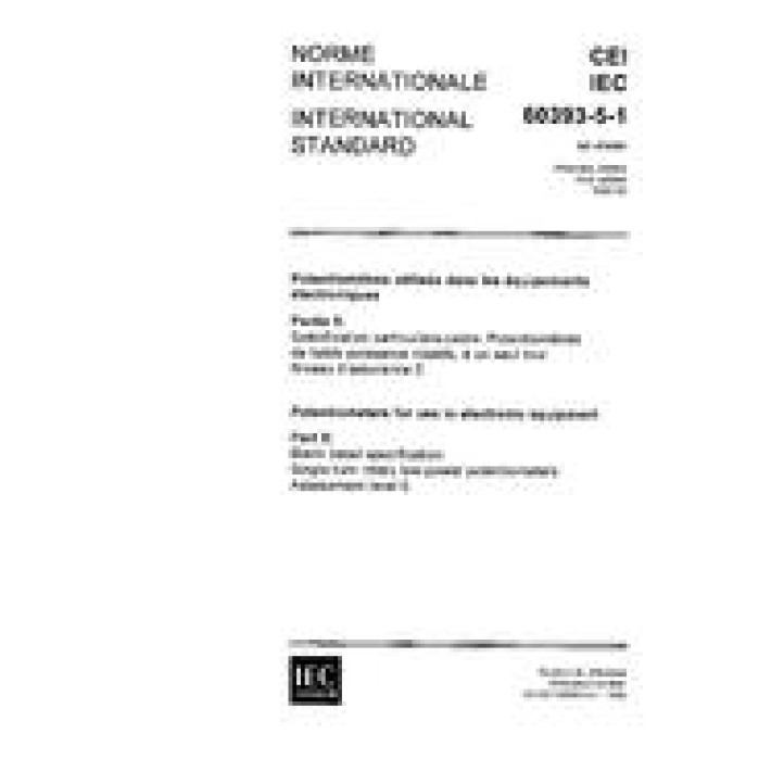 IEC 60393-5-1 Ed. 1.0 b PDF