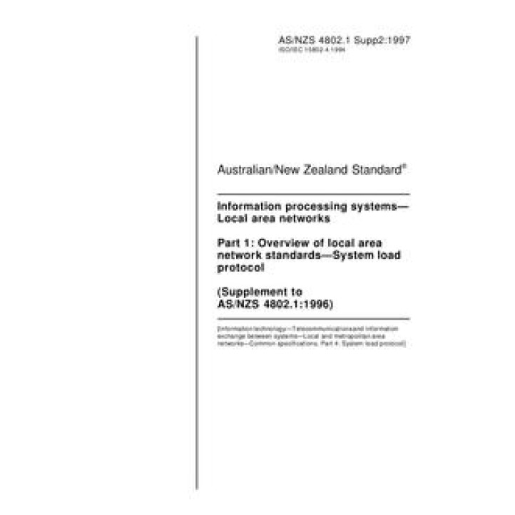 AS/NZS 4802.1 SUPP 2 PDF