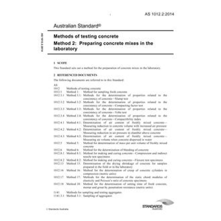 AS 1012.2 PDF