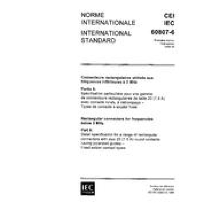 IEC 60807-6 Ed. 1.0 b PDF